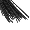 40PCS Rod de soudure en plastique noir de pp pour le pistolet de soudure en plastique / pistolet à air chaud / outil de
