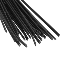40PCS Rod de soudure en plastique noir de pp pour le pistolet de soudure en plastique / pistolet à air chaud / outil de