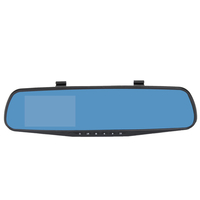 4, 0 pouces 720P In-Car Retroviseur Dash DVR Recorder Lens Camera Monitor