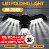 40W 60W 80W E27 LED Ampoule SMD2835 Pliable Garage Lumière Déformable Plafond Lampe Fixe Atelier Lampe AC85-265V