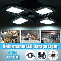 40W E27 LED Ampoule de Garage Déformable Plafonnier Lumières Boutique Lampe Datelier 85-265V