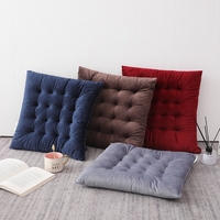 40x40cm coussin de siège tapis tapis coton velours carré plus épais canapé de bureau plancher