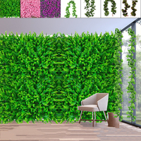 40x60 cm bricolage plante artificielle mur en plastique maison jardin TV fond boutique le centre commercial pour la déco