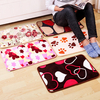 40x60cm rembourré de style européen Mats porche divers et tapis de tapis anti-dérapant absorbant créatif
