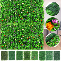 40x60cm tapis de haie artificielle feuillage plante mur clôture herbe verdure panneau décorations