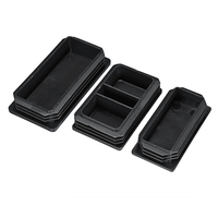 40x80 / ​​50x100 / 50x80mm Tubes rectangulaires à obturer en plastique Capuchon dextrémité Couvercle Tuyau Trou Tro