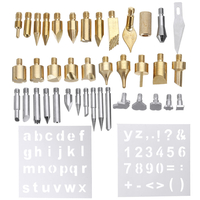 41 Pcs 60 W Bois Brûlant Stylo Fer À Souder Outils Kit Pochoir Pyrogravure Artisanat Outil