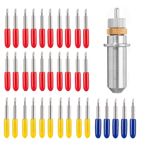 41 pièces lame en acier au tungstène et vinyle Cricut support de traceur de coupe lame de tungstène en carbure coupe-fil
