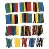 410pcs 2: 1 tube de polyoléfine thermorétractable sans halogène Gaine 5 couleurs 10 taille