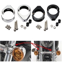 41mm tourner monter le signal support tube de réinstallation fourche pinces indicateur pour harley