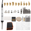 41pcs 60w fer à souder électrique brûlant stylo outils de soudure kits 39x assortiment de conseils set artisanat + sac