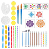 41Pcs Acrylique Nail Art Dotting Pen Art Mandala Manucure Peinture Tool Kit Set