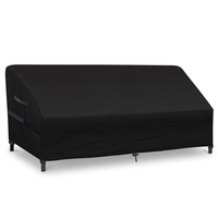 420D Nylon Housse de Patio 3 Places Tissu Oxford Housse de Chaise Imperméable Anti-UV