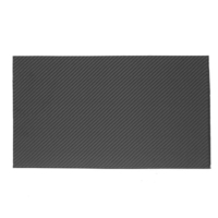 420x250x0.4mm plaque de fibre de carbone noir 3K sergé mat panneau de feuille