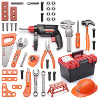 42/43 pièces enfants semblant jouer jouet outils ensemble Hammer tournevis outils de réparation Kit éducatif