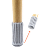4 / 24Pcs Home Essentials Double couche chaise jambe chaussettes tricot antidérapant Table sol protecteur meubles table