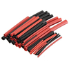 42pcs 2: 1 h polyoléfine de type thermorétractable tube de gainage noir rouge