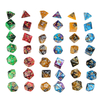 42pcs acrylique polyhédral dés dés définir jeu de rôle gadget de dés pour dragons dragons D20 D12 D10 D8 D6 D4 jeux cade