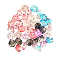 42pcs jeux de dés dés polyédriques jeu de rôle dés de gadget