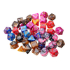 42pcs polyhédral Dice Set Multi-sied Dices Pour Donjons & Dragons DND MTG RPG D4-D20 Jeu + Sac