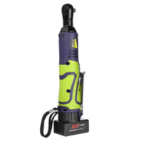 42V 80N.M 3/8 "Clé électrique sans fil Clé à cliquet rechargeable Outil avec 2 Batterie
