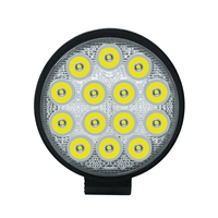 42W 6000K IP68 ronde LED lampe de conduite de lampe de conduite de spot de travail SUV ATV 12V 24V