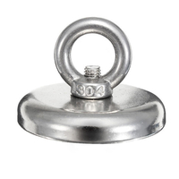 42x30mm 30kg Récupération Neodymium Aimant Crochet Détecteur de Métal Forte Pêche de Mer Plongée Chasse Sucker