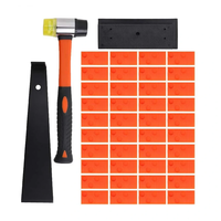 43-Piece Laminate Wood Flooring Installation Kit with 40 Spacers and Heavy Duty Pull Bar and Tapping Block