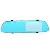 4.3 pouces 1080P HD voiture DVR rétroviseur caméra de tableau de bord double objectif enregistreur moniteur 170 degrés
