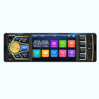 4.3 pouces autoradio stéréo lecteur MP5 HD bluetooth mains libres écran tactile support vue arrière U disque TFT AUX FM