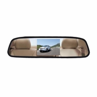 4, 3 pouces LCD moniteur de voiture vue arrière caméra kit support caméra de sauvegarde vision nocturne