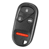 434 MHz 4 boutons à distance Fob Case Shell & Batterie pour Honda Civic Accord