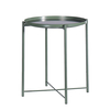 44 * 52cm Table basse côté extrémité ronde plateau en acier meubles de bureau latéraux en métal pour fournitures de rang