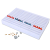 44 grilles vides ongles conseils boîte de stockage clair Nail Art décoration cas de conteneur affichage