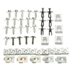 44x pièces moteur sous couvercle couvercle anti-éclaboussures de vis de garniture de garniture pour BMW E46