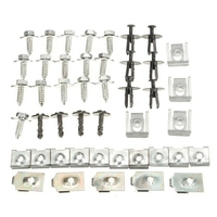 44x pièces moteur sous couvercle couvercle anti-éclaboussures de vis de garniture de garniture pour BMW E46