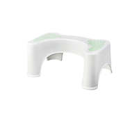 44x27.5x20cm tabouret de toilette pliable en plastique pieds anti-dérapants chaise de douche pour salle de bain