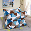 45 * 45 * 22cm coussin lombaire de chevet de coussin triangulaire tridimensionnel multifonctionnel pour ensembles de lit