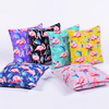 45 * 45 cm Housse de coussin en lin coton Flamingo Home Pillow Decor Soft Canapé de voiture Literie Taie doreiller