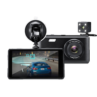 4.5 "1080P écran tactile voiture DVR Dash Cam caméra de recul caméra double vision nocturne