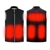 45-55 ℃ gilet chauffant électrique USB veste chauffante infrarouge hiver en plein air thermique vêtements gilet plus cha