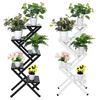 4/5 couches multifonctionnel fer fleur support échelle plante présentoir balcon jardin décor maison bureau meubles