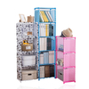 4/5 couches étagère en tissu Simple multifonctionnel étagère de rangement pour débris armoire fichiers livres affichage