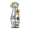 4/5 niveaux support de plante en fer support de pot de fleur support de rangement de jardin en métal étagère de rangemen
