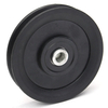4.5 "Nylon Roue de poulie de roulement 115mm Black Wheel Cable Pièce d