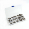 45 Pcs Oreille Stepless Colliers de serrage 304 En Acier Inoxydable Unique Assortiment Kit 5.8-23.5mm
