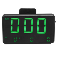 4.5 pouces voiture numérique GPS compteur de vitesse affichage tête haute survitesse altitude temps MPH KM / H alarme d&