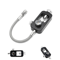 4500PSI Paintball PCP Adaptateur De Recharge Station De Remplissage De Réservoir Doxygène De Plongée Avec Tuyau Tre