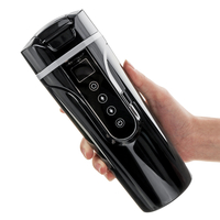 450ml 12V / 24V tasse de chauffage de voiture en acier inoxydable tasse deau électrique LCD température daffic