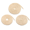 4/5/6mm macramé corde coton Beige naturel cordon torsadé chaîne bijoux à bricoler soi-même Bracelet artisanat